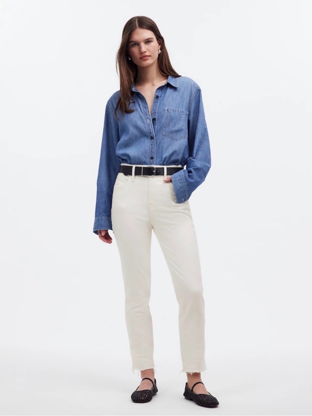 Madewell Perfect Vintage Jeans in White
